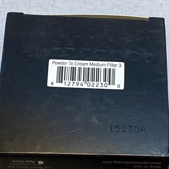 Jay Manuel Beauty Filter Finish Powder To Cream Foundation Medium Filter 3 NIB - Picture 7 of 7